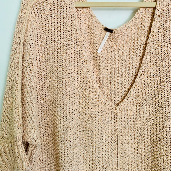Free People Chunky Over-Sized Knit Sweater - Picture 2 of 7